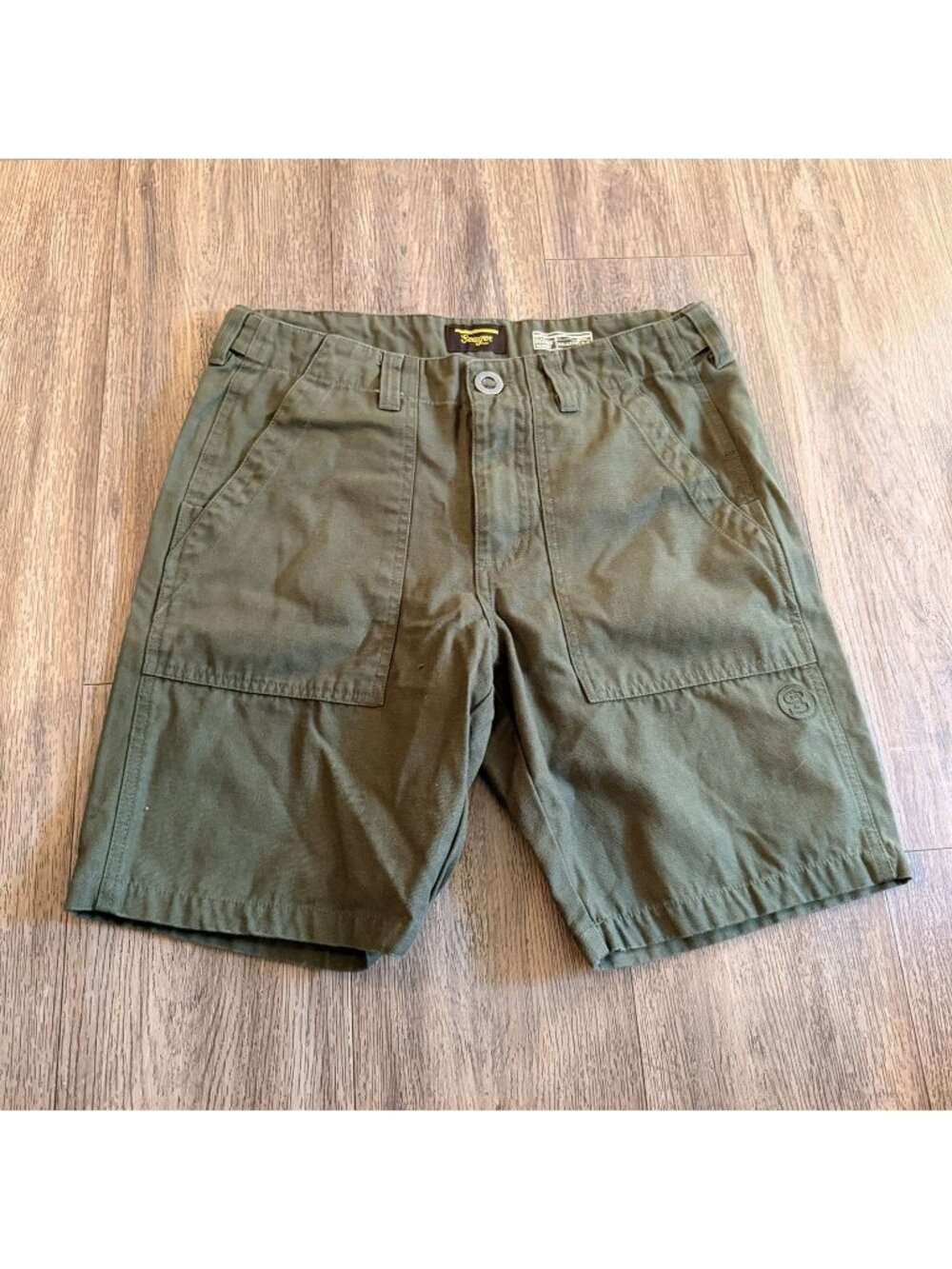 Seager Prarie Army Green Men’s Shorts Big Pockets Size 30